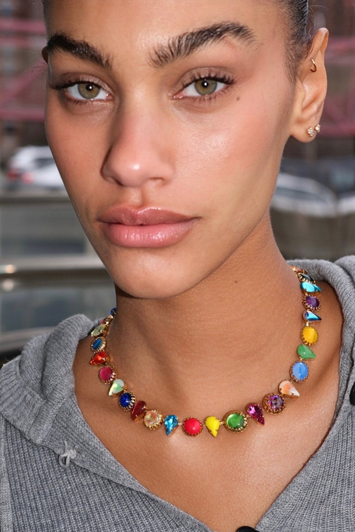 Layering Choker in Kaleidoscope (Gold)