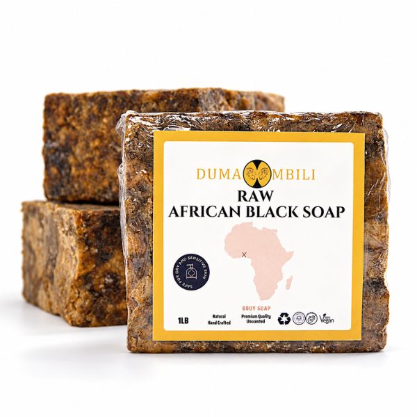 Authentic African Black Soap | Organic Skincare for Clear & Glowing Skin